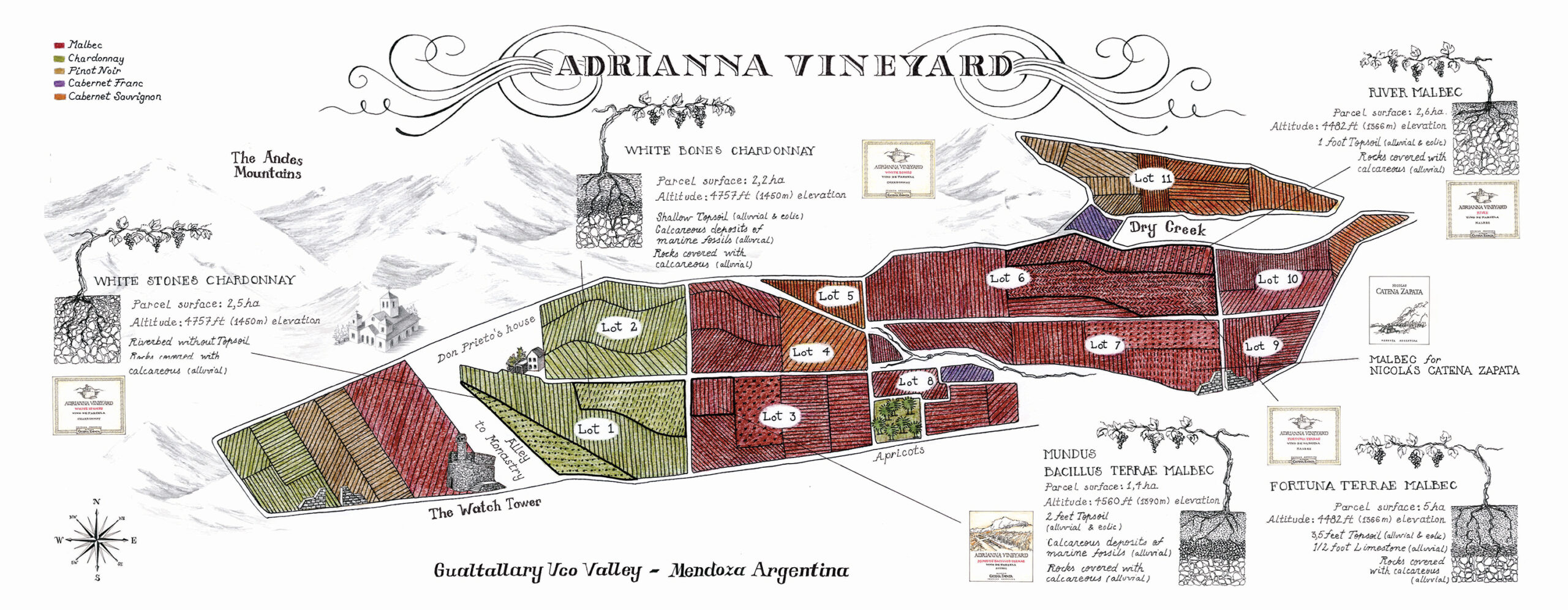 catena zapata adrianna vineyard mundus bacillus terrae malbec 2018