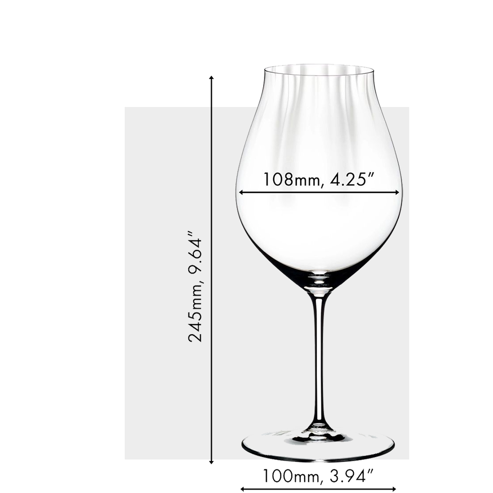 riedel pinot size